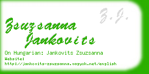 zsuzsanna jankovits business card